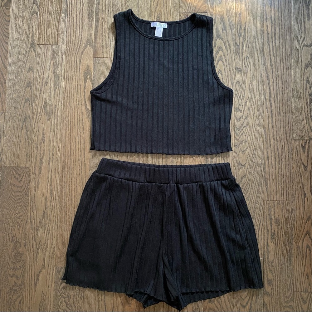 Two-Piece Crop + Shorts